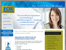 Tablet Screenshot of foxcollection.com